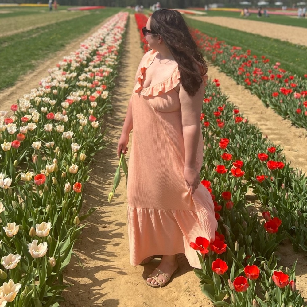 Peach Sherbet Maxi Dress